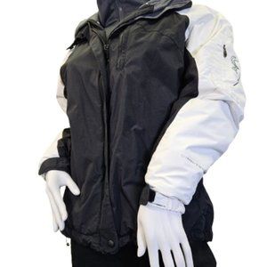 Black and White Columbia Multi-Layered Winter Coat Set